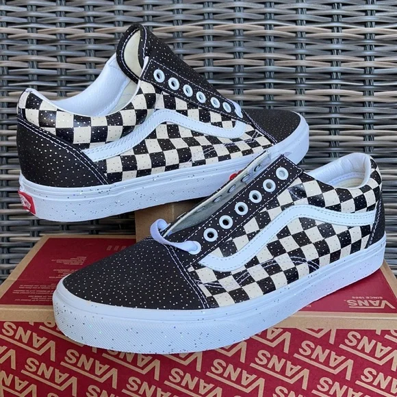 Vans Old Skool Confetti Black/True White MENS - Picture 9 of 16